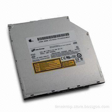 DVD Drive for MacBook/MacBook Pro in Slot, with 2MB Buffer, Writing and Reading Speed